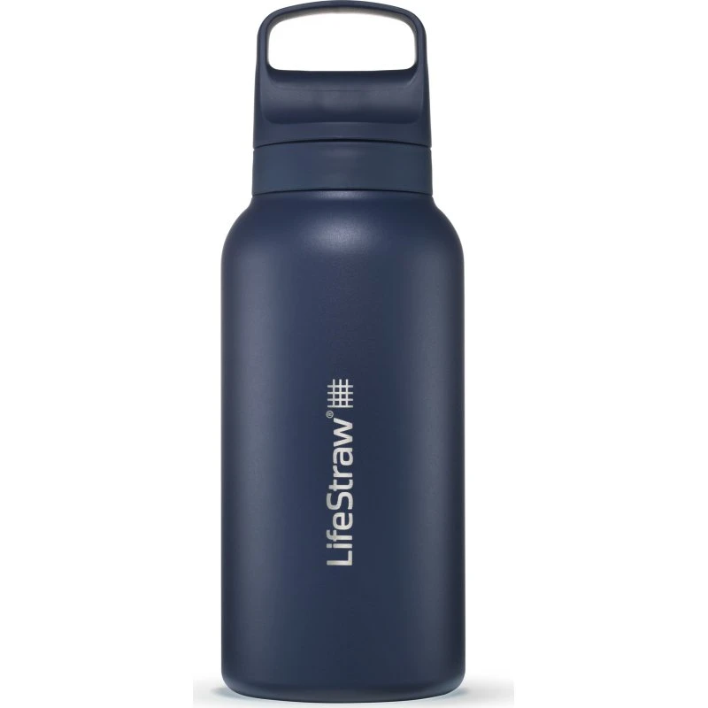 LifeStraw Go Steel 1L Orange Kyoto