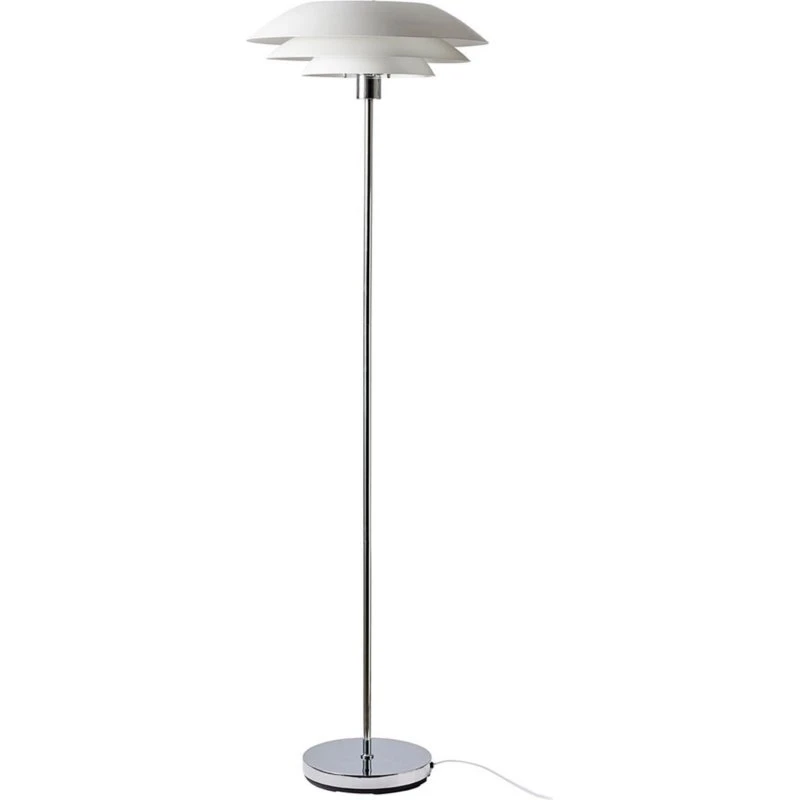 Dyberg Larsen DL45 Lampadaire Métal Blanc Design Scandinave