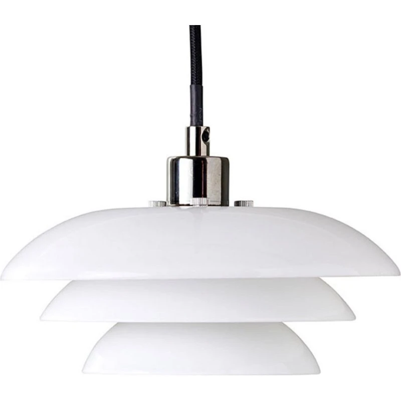 Dyberg Larsen DL20 Suspension Verre Opale et Chrome