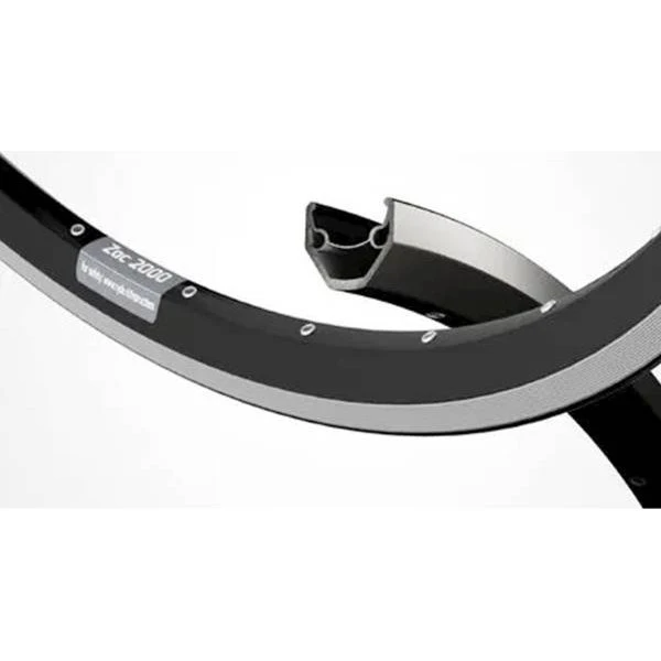 Rigida Jante 28 pouces ZAC2000 noire 24,6 mm 36 trous