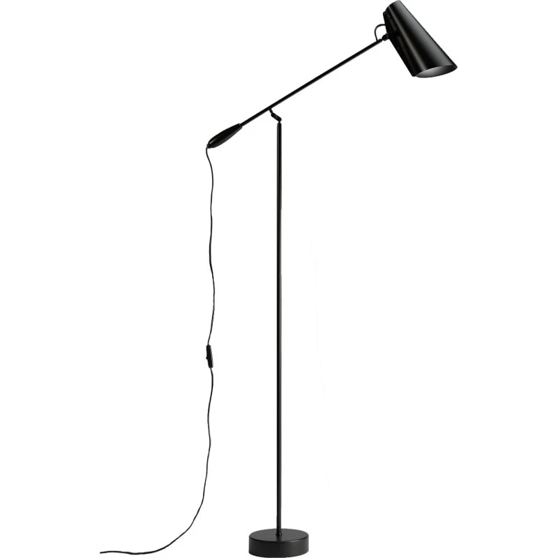 Northern Birdy - Lampadaire design noir par Birger Dahl