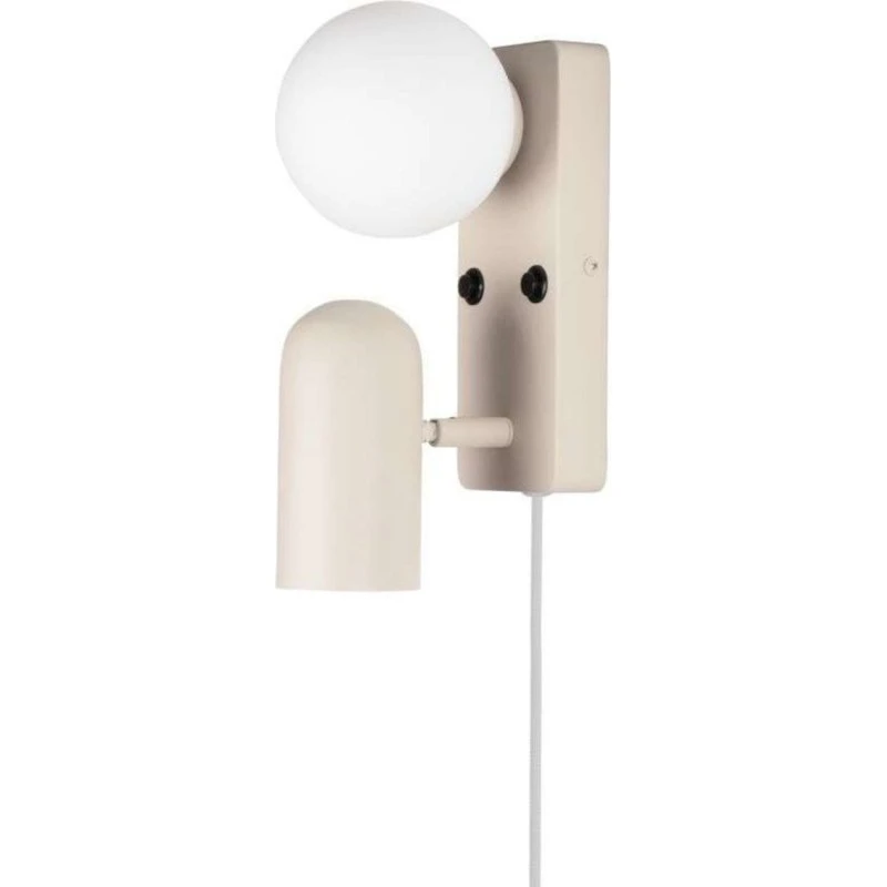 Globen Lighting Applique murale Doppio Beige - 2 lampes