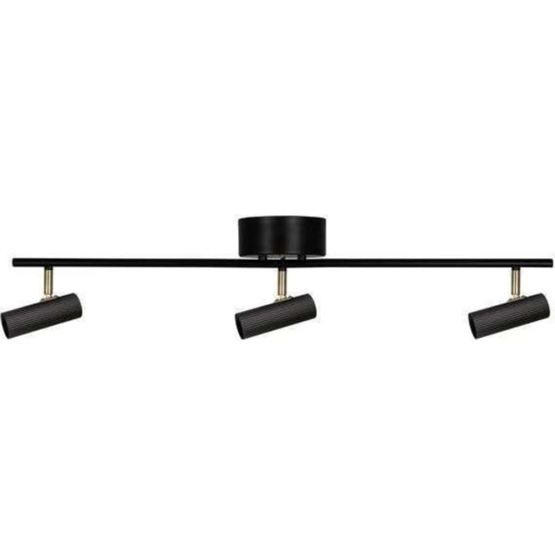 Globen Lighting Hubble 3 Long Plafonnier Noir
