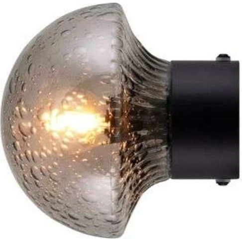 Globen Lighting Fungo 16 Plafonnier/Applique Fumé/Noir IP44