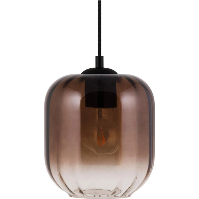 Globen Lighting Haze 18 Suspension Marron en Verre Soufflé