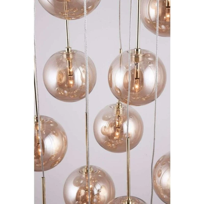 Globen Lighting Skyfall Suspension Ambre
