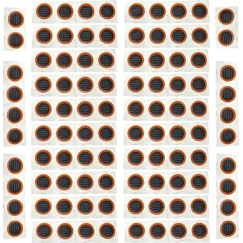 Velox Rustines 15 mm (100 pièces) - Noir/Argent