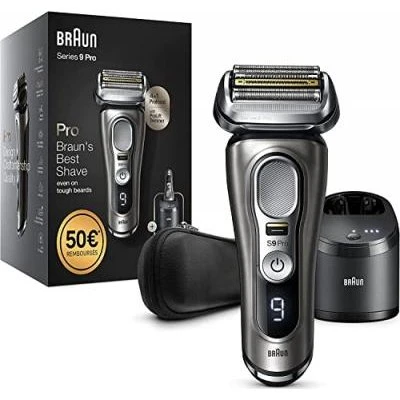 Braun Series 9 Pro 9465cc Wet & Dry Métal Noble