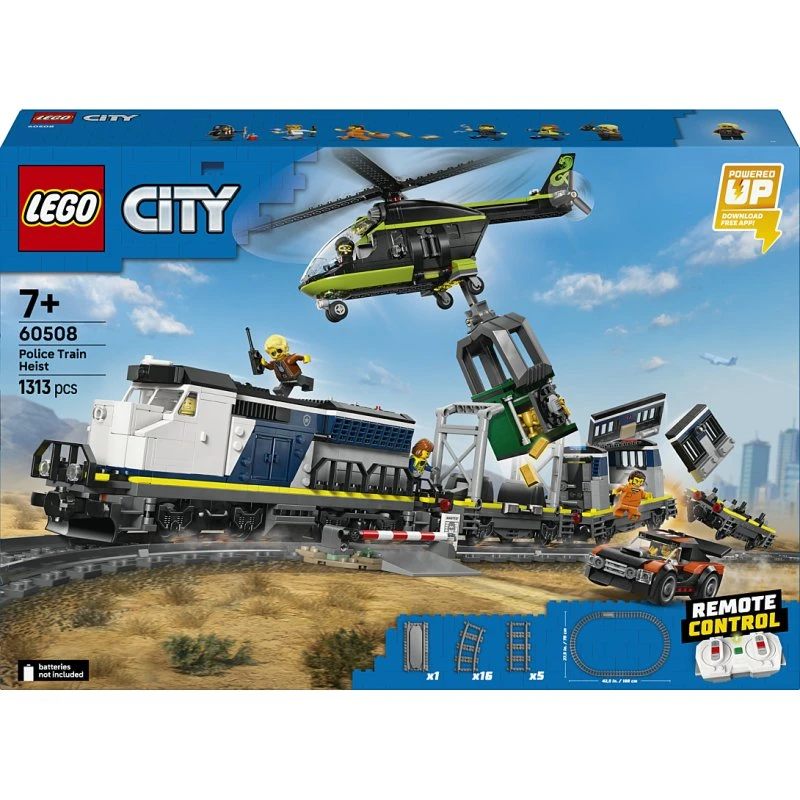 LEGO City 60508 Le Braquage du Train de Police