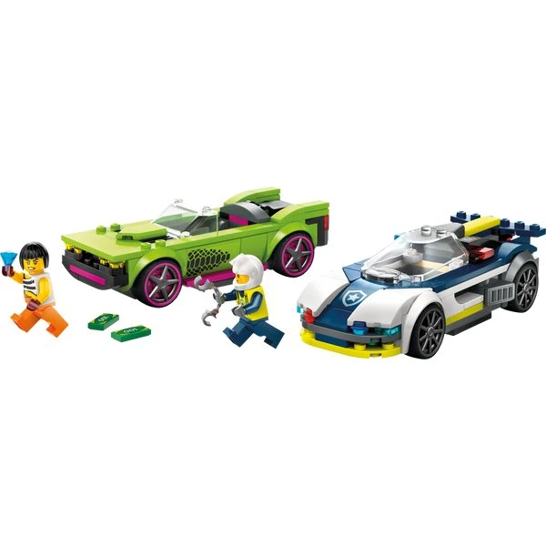 LEGO City 60415 Course-Poursuite Police & Super Voiture