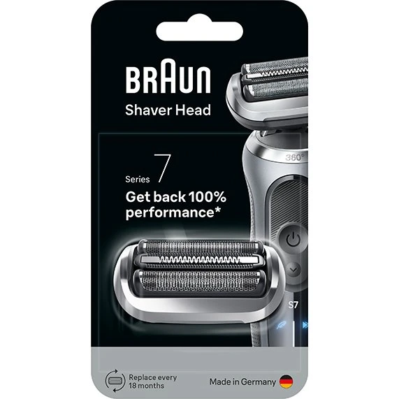 Braun Tête de Rasoir 74S Argent pour Série 7