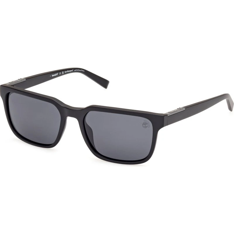Timberland TB00008 Lunettes de Soleil Polarisées Noires Mat
