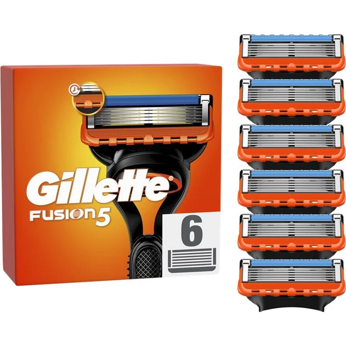 Gillette Fusion 5 Recharge 5 Lames