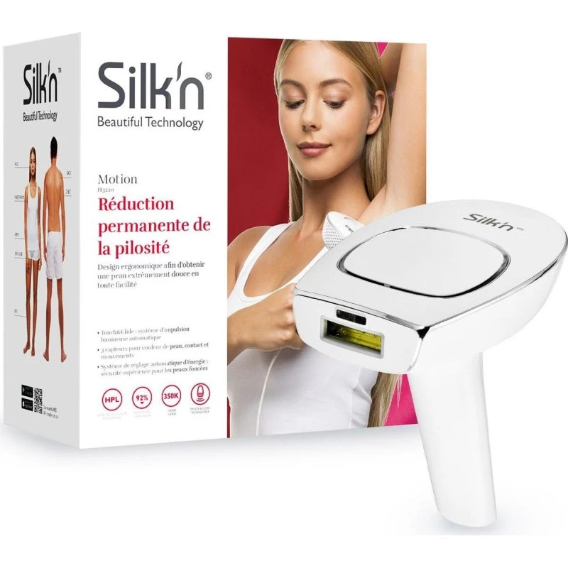 Silk’n Motion Épilateur à lumière pulsée 350 000 flashes Blanc