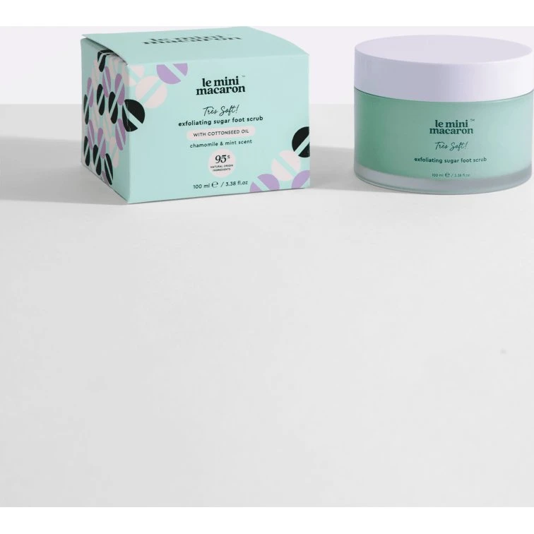 Le Mini Macaron Gommage Exfoliant Pieds Très Soft