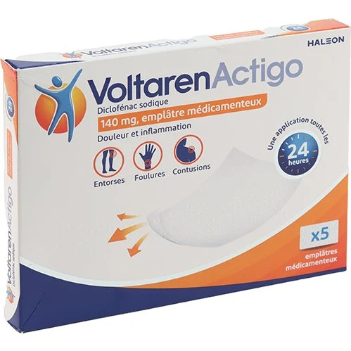 Voltaren Actigo 140 mg Patch anti-inflammatoire x7