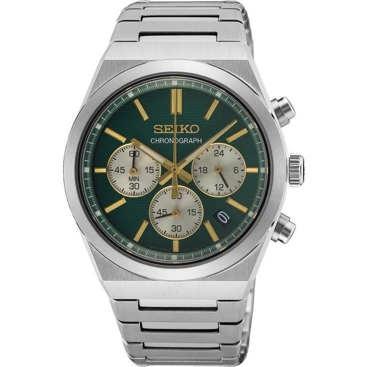 Seiko SSB461P1 Montre Homme Sport Vert Quartz