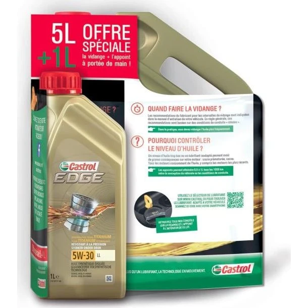 Castrol EDGE 5W-30 LL 5L+1L