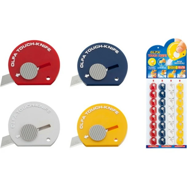 OLFA TK-4 Cutter de poche 32 pièces, 4 couleurs