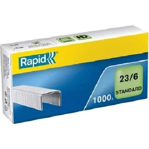 RAPID Agrafes N°23 Acier Galvanisé 1000 unités