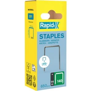 RAPID Agrafes 140/14 mm galvanisées