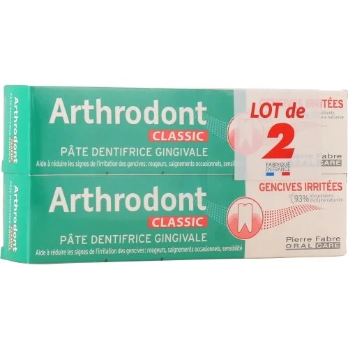 Arthrodont Classic Pâte Dentifrice Gencives Irritées 50ml