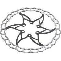 Elvedes LX18 Disque Frein 180mm Acier Inoxydable 6-Trous Argent