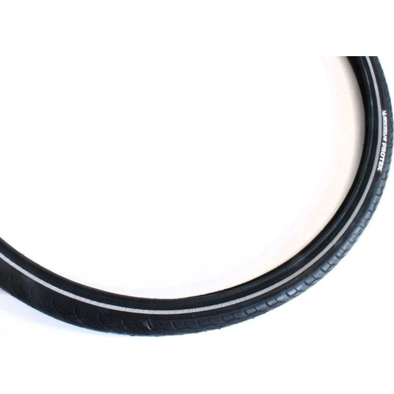 Michelin Protek 700x35C Rigide Flanc Réfléchissant Noir