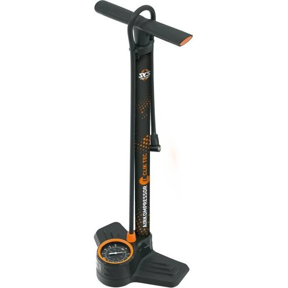 SKS Clik Tec 10.0 SCV Pompe Sur Pied Orange/Noir