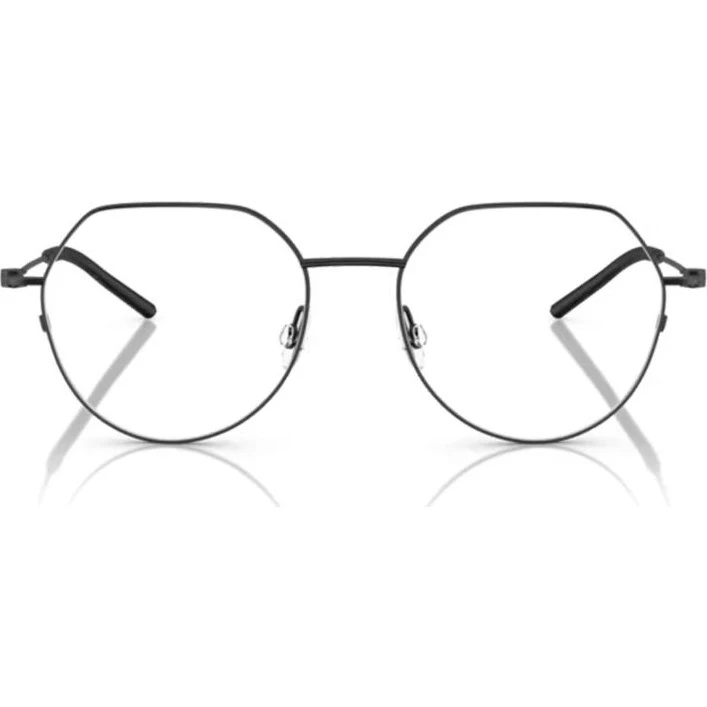 Moncler ME1002 Lunettes de Vue Rondes Noires Unisexe 54mm