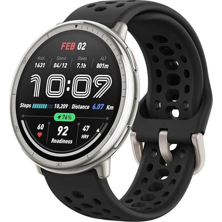 Amazfit Active 2 Round 43,9 mm Écran AMOLED Noir