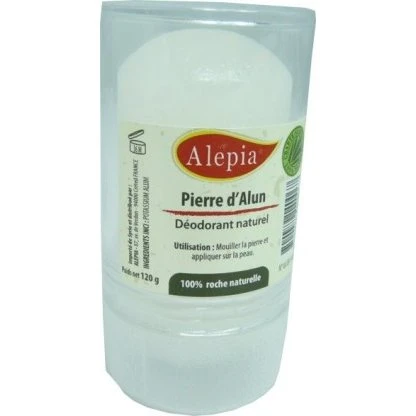 ALEPIA Déodorant Pierre d'Alun 120g Naturel