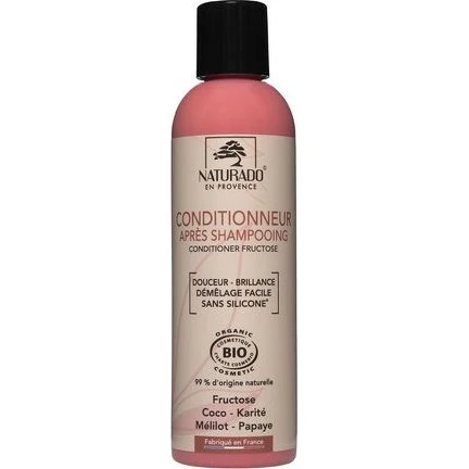 Naturado Après-shampoing Conditionneur Fructose Bio 200 ml