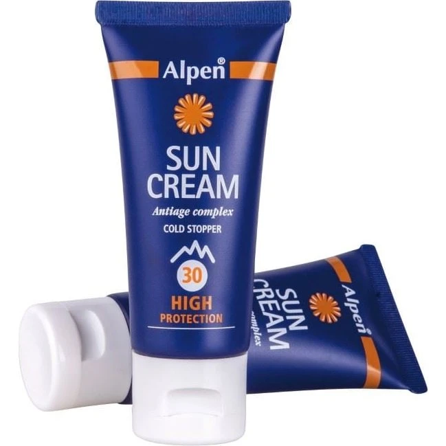 Alpen Sun Cream F30 High Écran solaire Bleu 30 ml