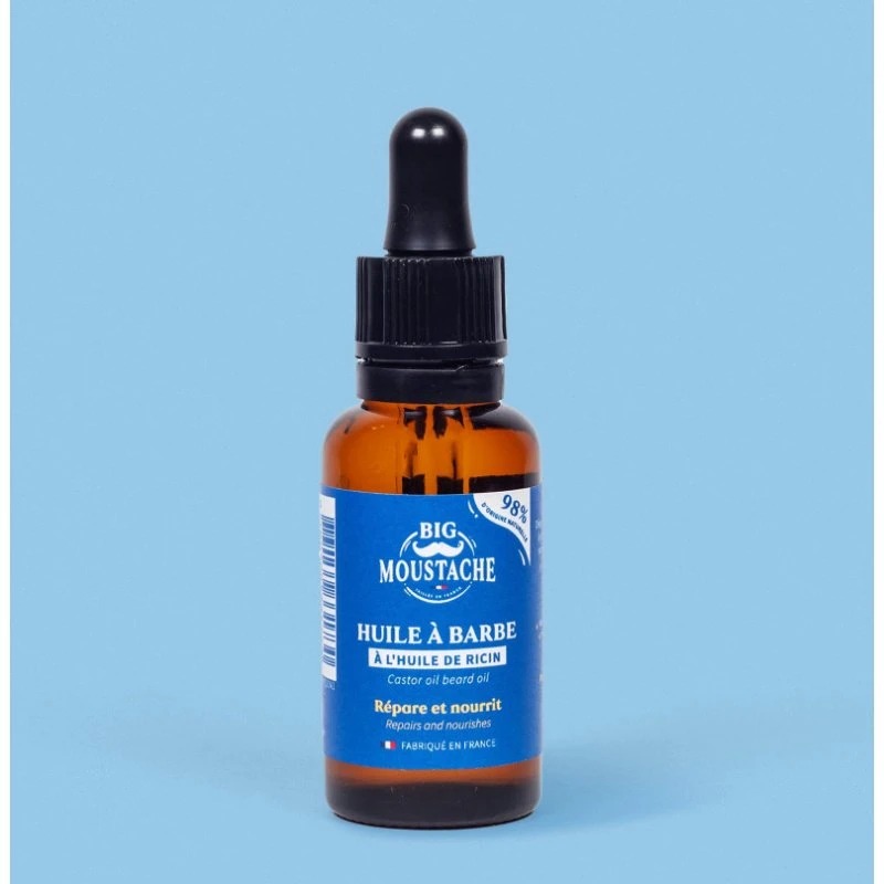 Big Moustache Huile à Barbe 30ml Naturelle