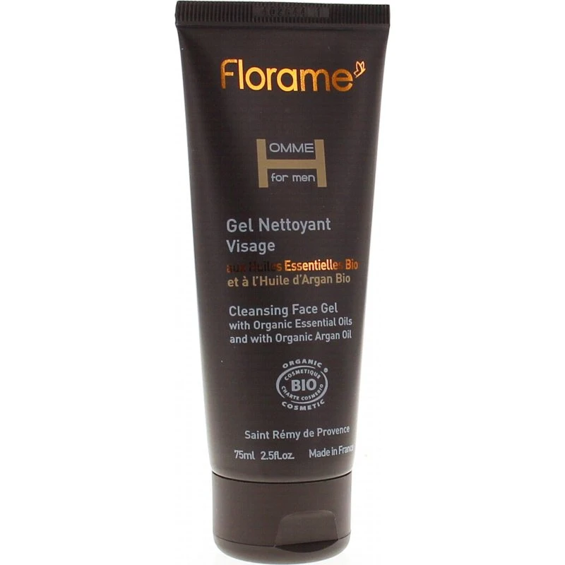 Florame Gel Nettoyant Visage Homme BIO 75ml