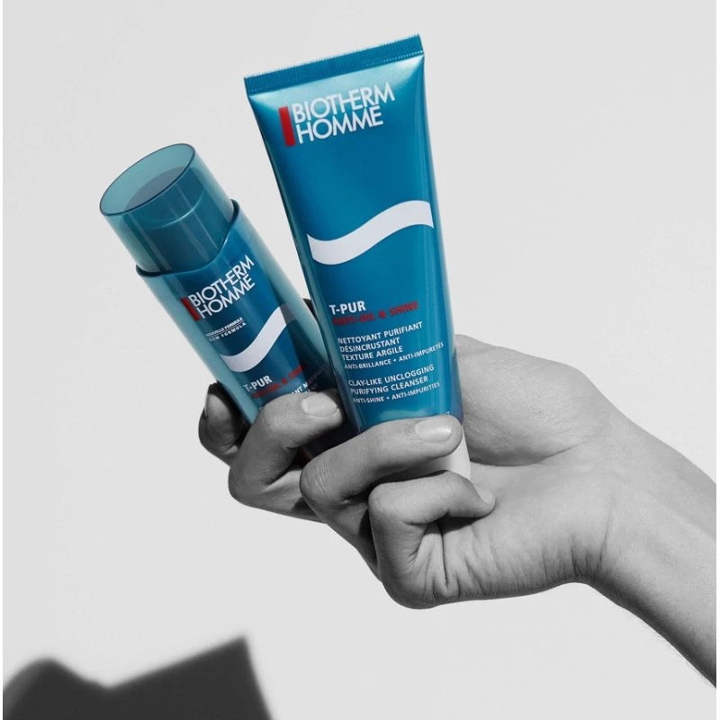 Biotherm Homme T-Pur Nettoyant Désincrustant 125ml