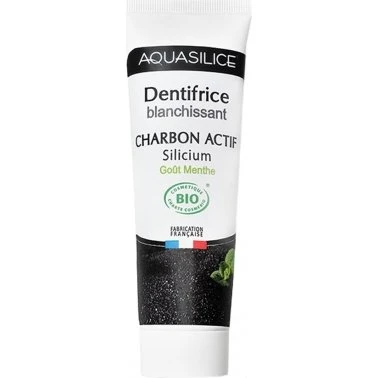 Aquasilice Dentifrice Blanchissant Charbon Menthe 75ml