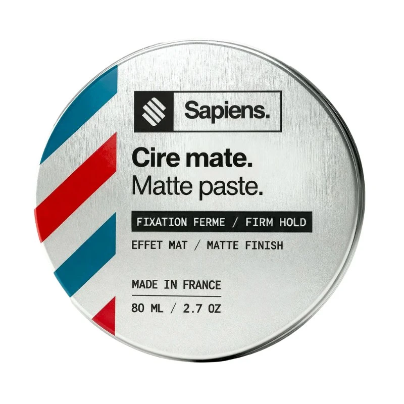 Sapiens Cire Coiffante Mate - Fixation Forte - 110ml