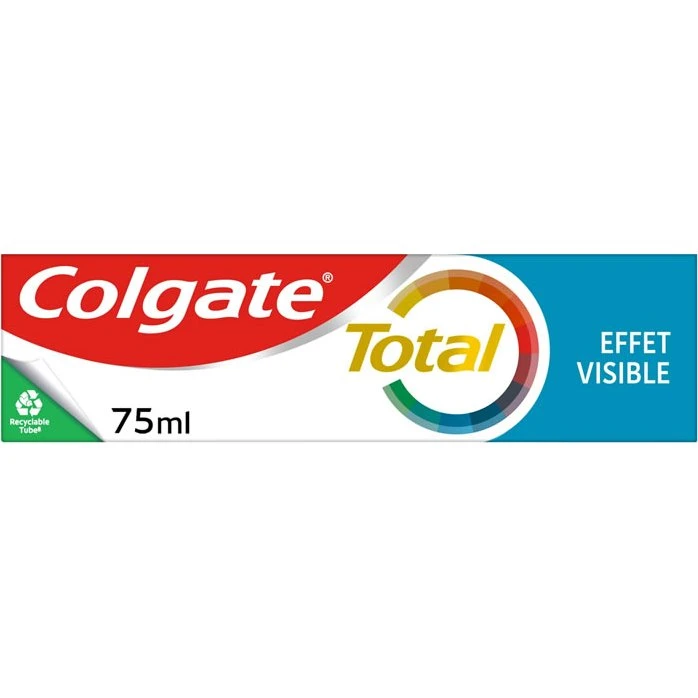 Colgate Total Effet Visible Dentifrice 75 ml