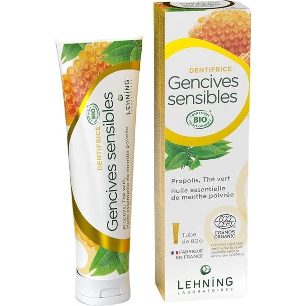 Lehning Dentifrice Gencives Sensibles Bio 80g