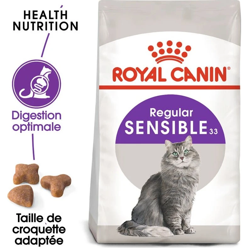 ROYAL CANIN Sensible 33 Croquettes chat 10 kg