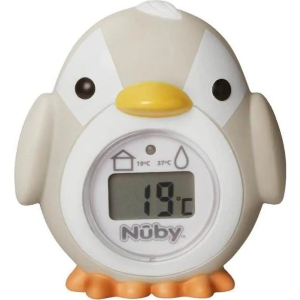Nuby Thermomètre de Bain Pingouin LCD