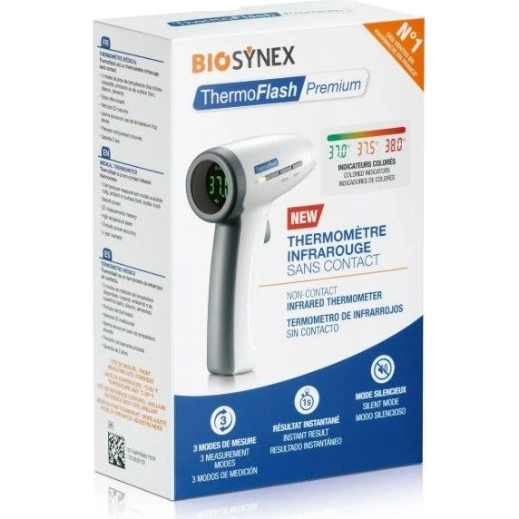 Biosynex ThermoFlash Premium 2 - Thermomètre sans contact