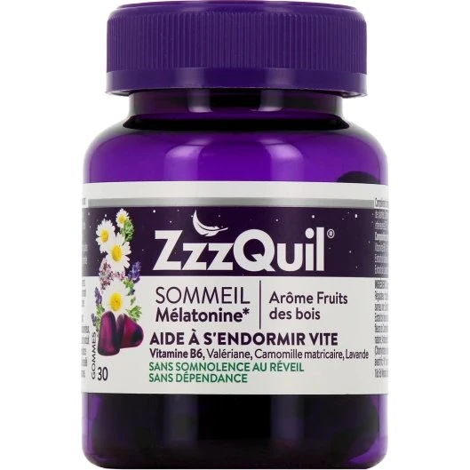 ZzzQuil Sommeil Fort 30 Gummies