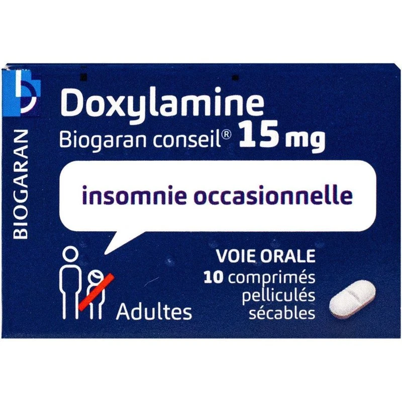 Doxylamine Biogaran Conseil 15 mg B/10