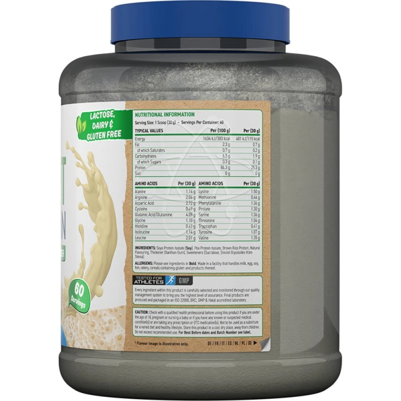 Applied Nutrition Critical Plant Protein Vanille 1,8kg