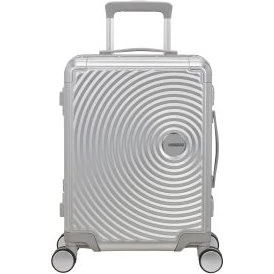 American Tourister Soundbox Alu Cabine 55 cm Lila