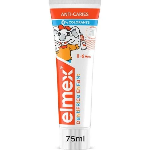 Elmex Dentifrice Enfant 0-6 Ans 75ml