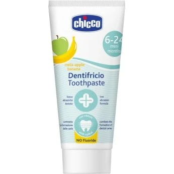 Chicco Dentifrice Pomme-Banane Sans Fluor 50ml